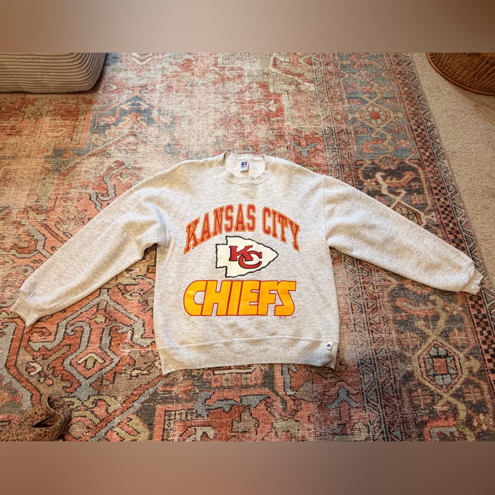 Russell Athletic Light Gray Vintage Sweatshirt